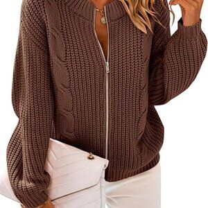 PINK QUEEN CARDIGAN SWEATERS SIZE L - NEW